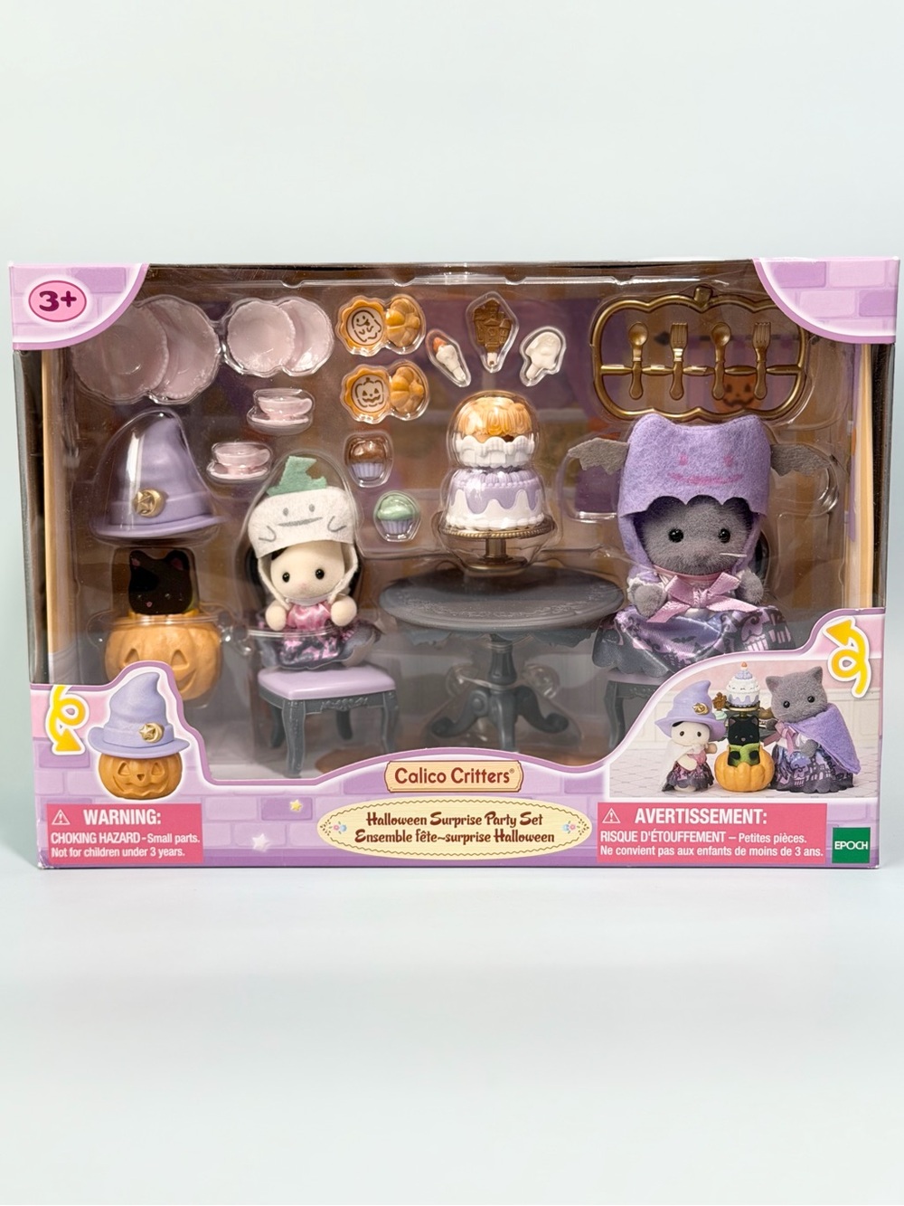 Brand-New Calico Critters Halloween Surprise Party Set